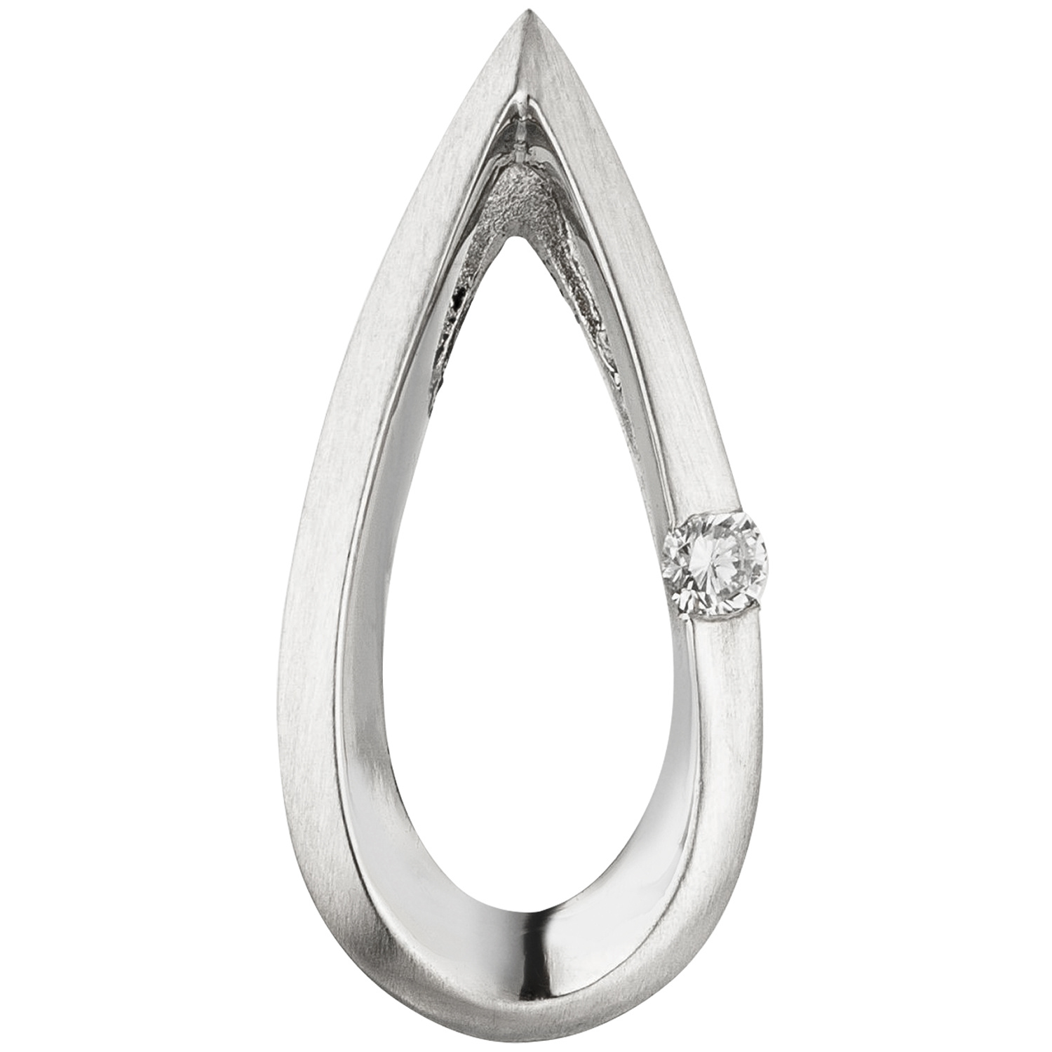 Jobo Damen-Anhänger Aus 950 Platin Mit Diamant – Zeitlos Elegant