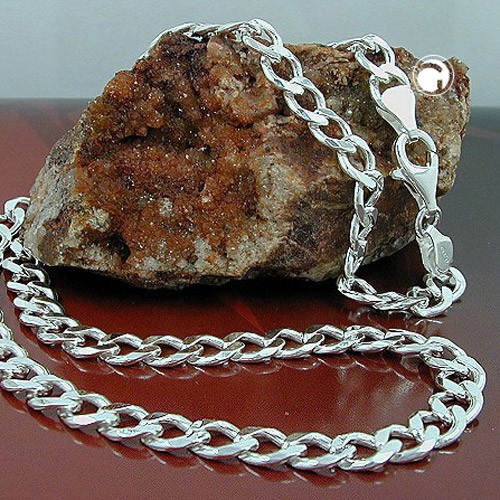 Armband Weitpanzer 925 Sterlingsilber 21cm