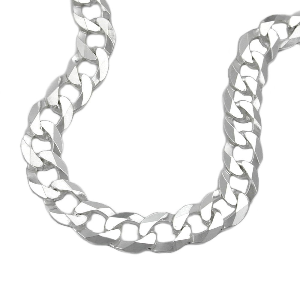 Armband Panzer flach 925 Sterlingsilber