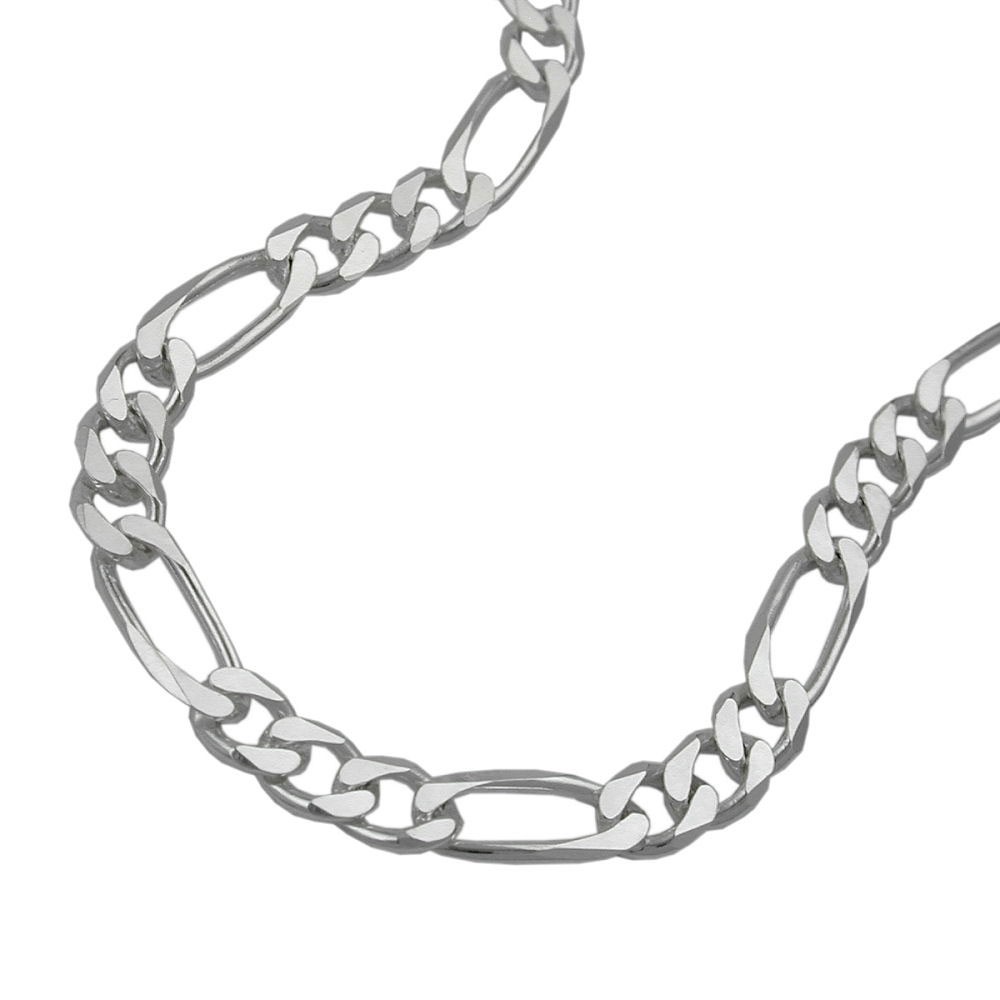 Halskette Figaro flach 60cm 925 Sterlingsilber