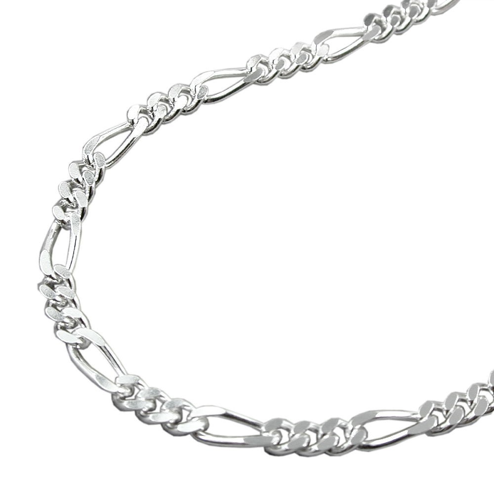 Armband Figaro Panzer 21cm 925 Sterlingsilber