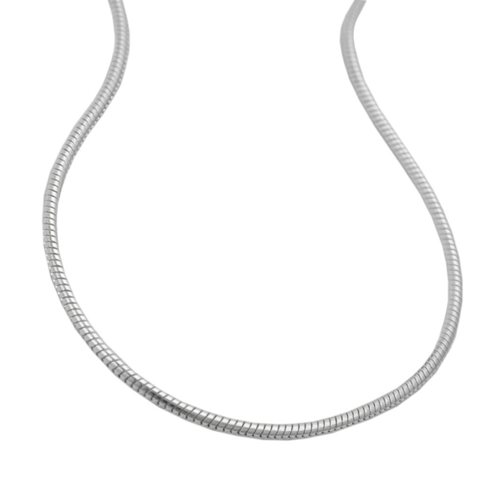 Halskette Schlange 09mm rund 925 Sterlingsilber 40cm