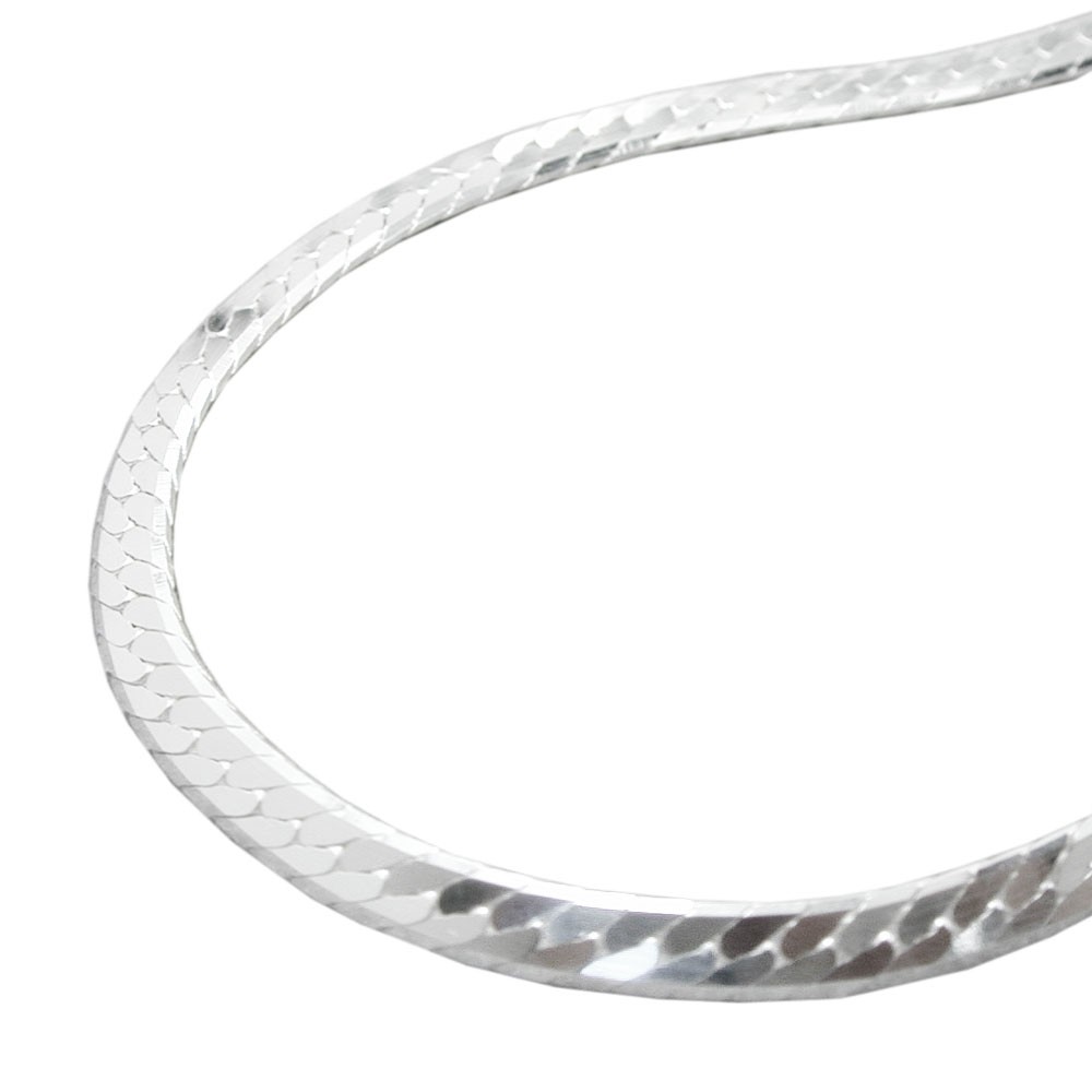 Armband Panzer gedrückt 925 Sterlingsilber