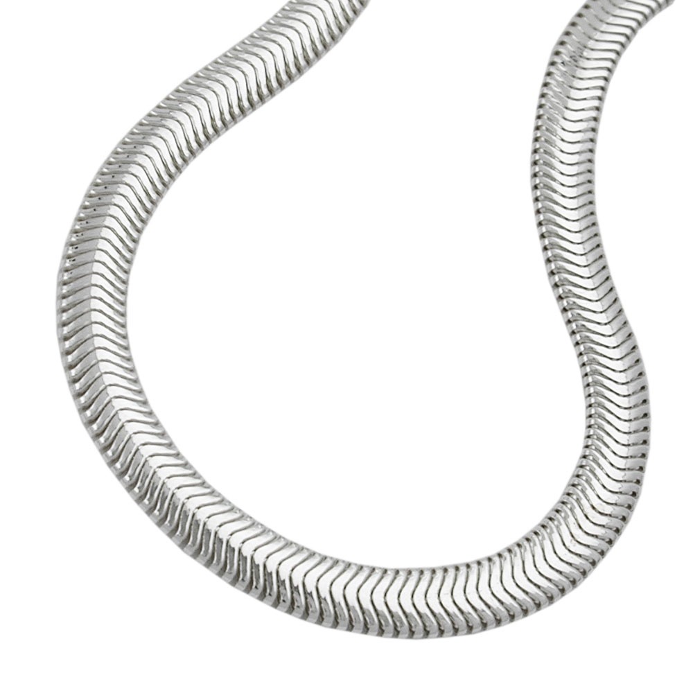 Halskette Schlange flach 925 Sterlingsilber 50cm