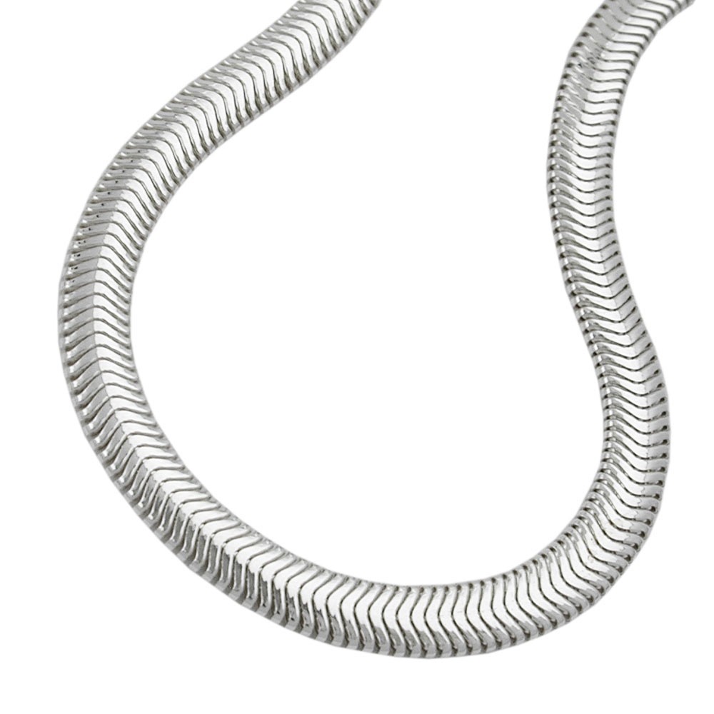 Halskette Schlange flach 50cm 925 Sterlingsilber