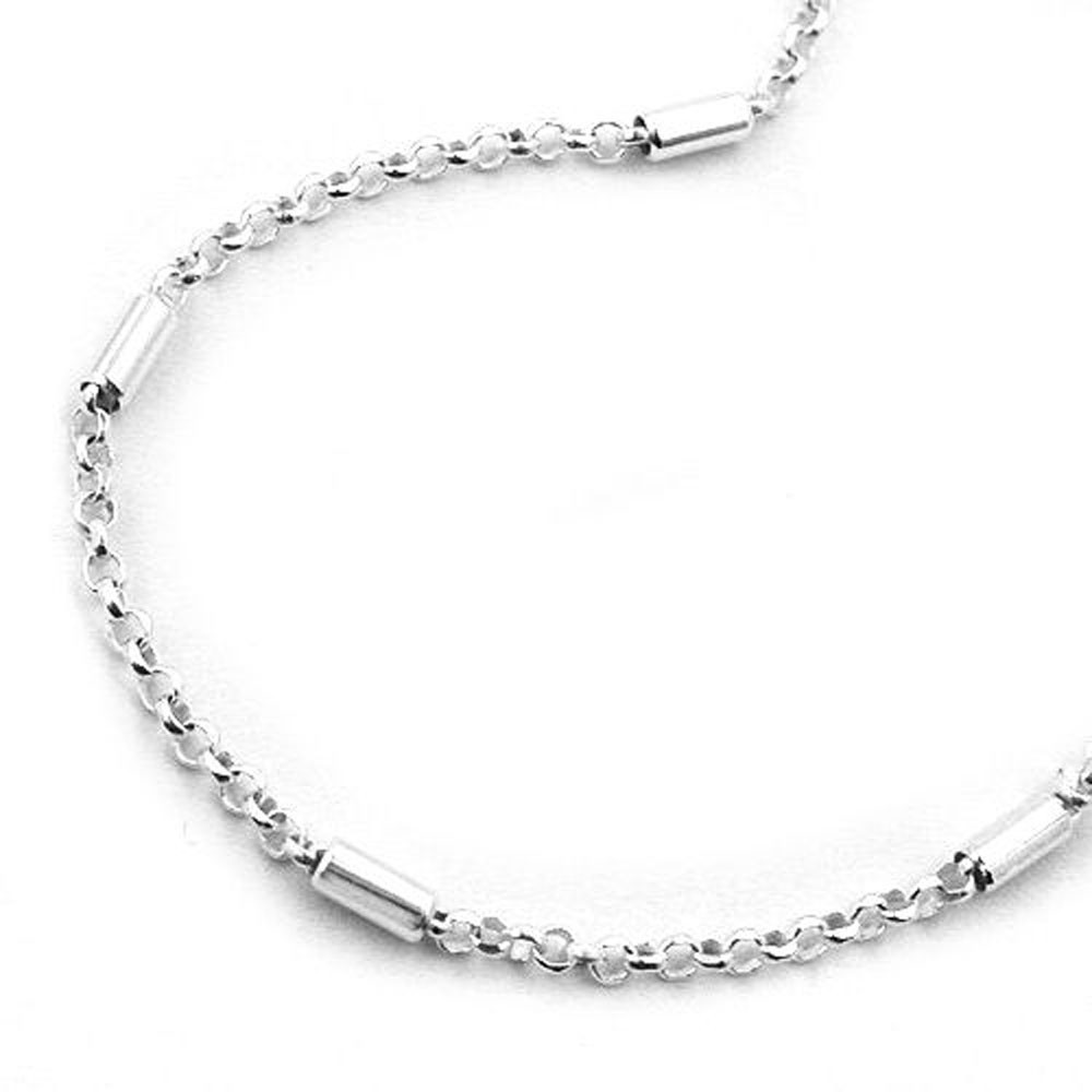 Halskette Erbs mit Zylinder 925 Sterlingsilber 45cm