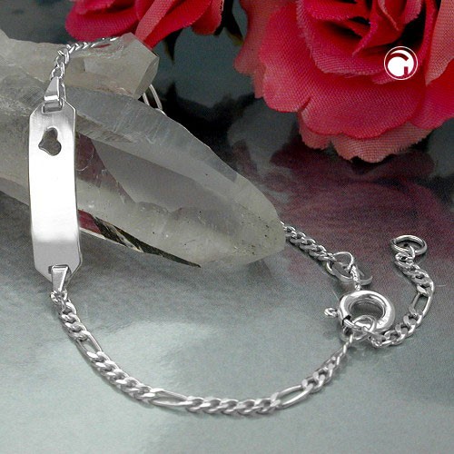 Schildband für Kinder 925 Sterlingsilber