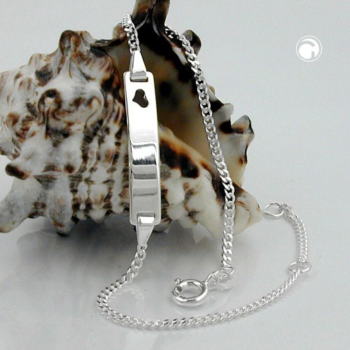 Schildband für Kinder 925 Sterlingsilber