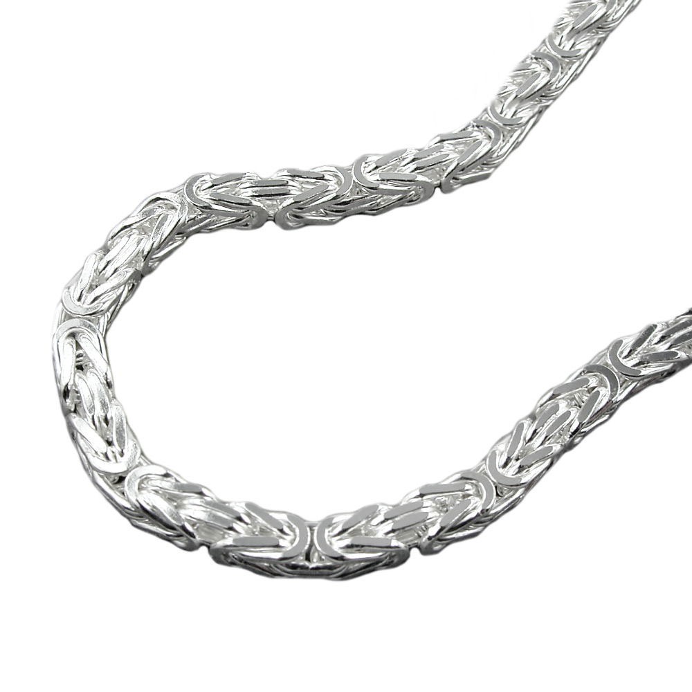 Halskette 3mm KönigsHalskette 925 Sterlingsilber 45cm