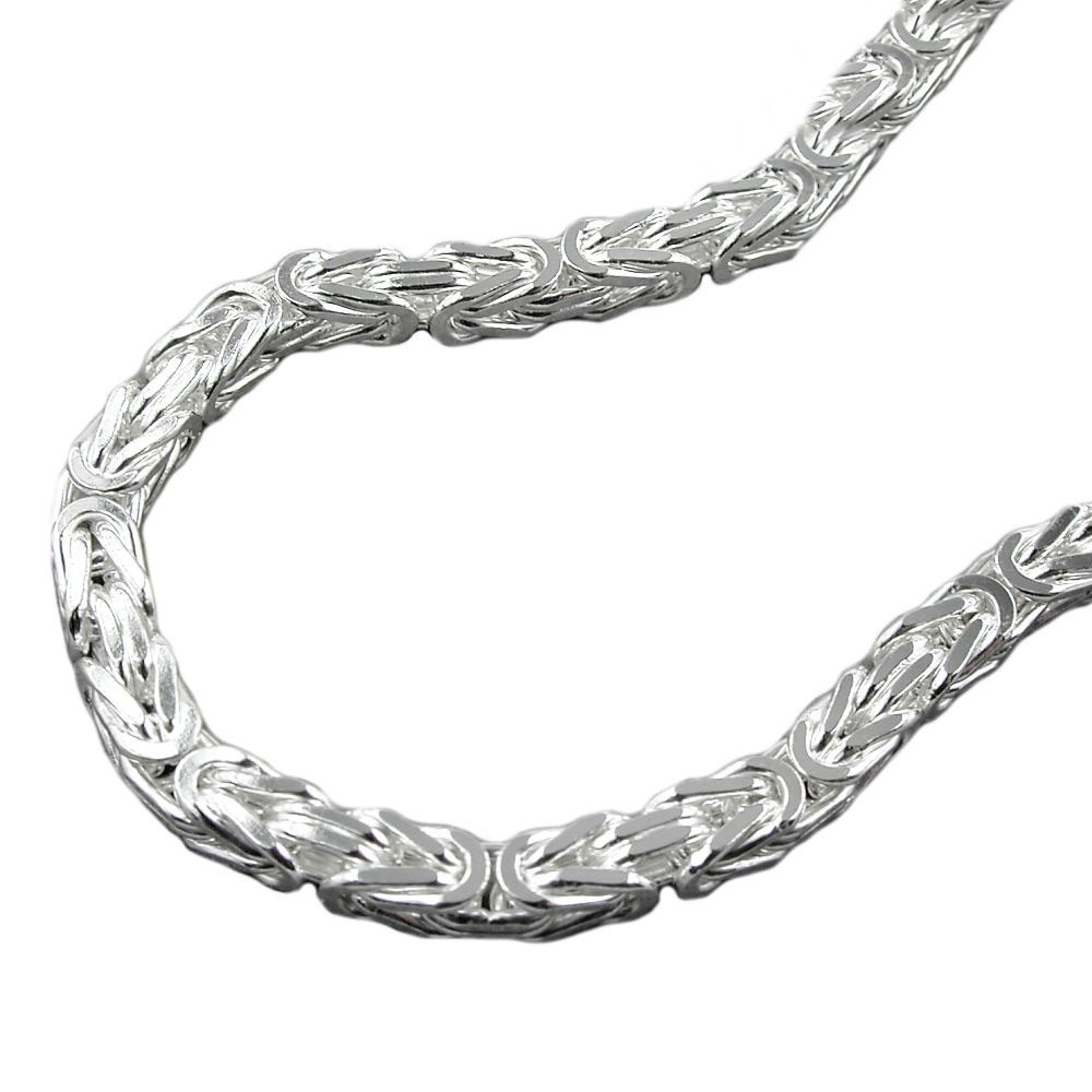 Halskette 4mm KönigsHalskette 925 Sterlingsilber 70cm