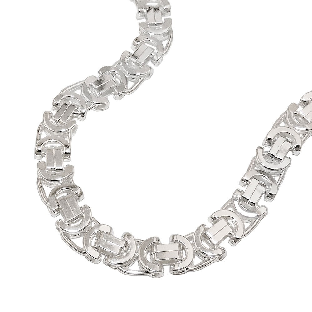 Kette flache Königskette 925 Silber 50cm