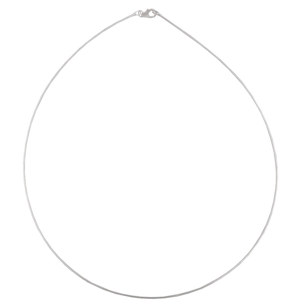 Halskette Tonda RundHalskette 11mm 925 Sterlingsilber 45cm