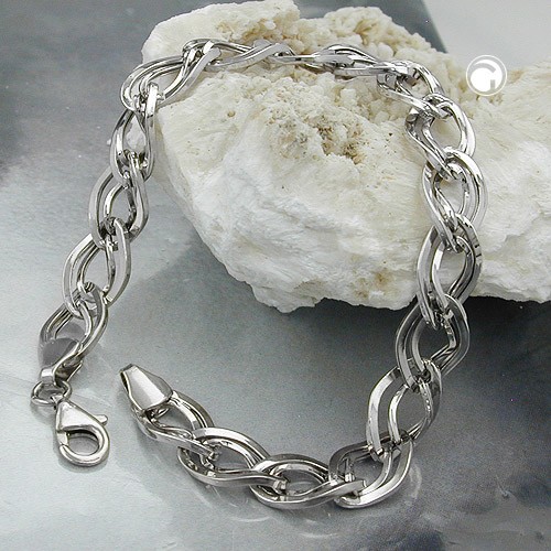 Armband Fantasie rhodiniert 925 Sterlingsilber