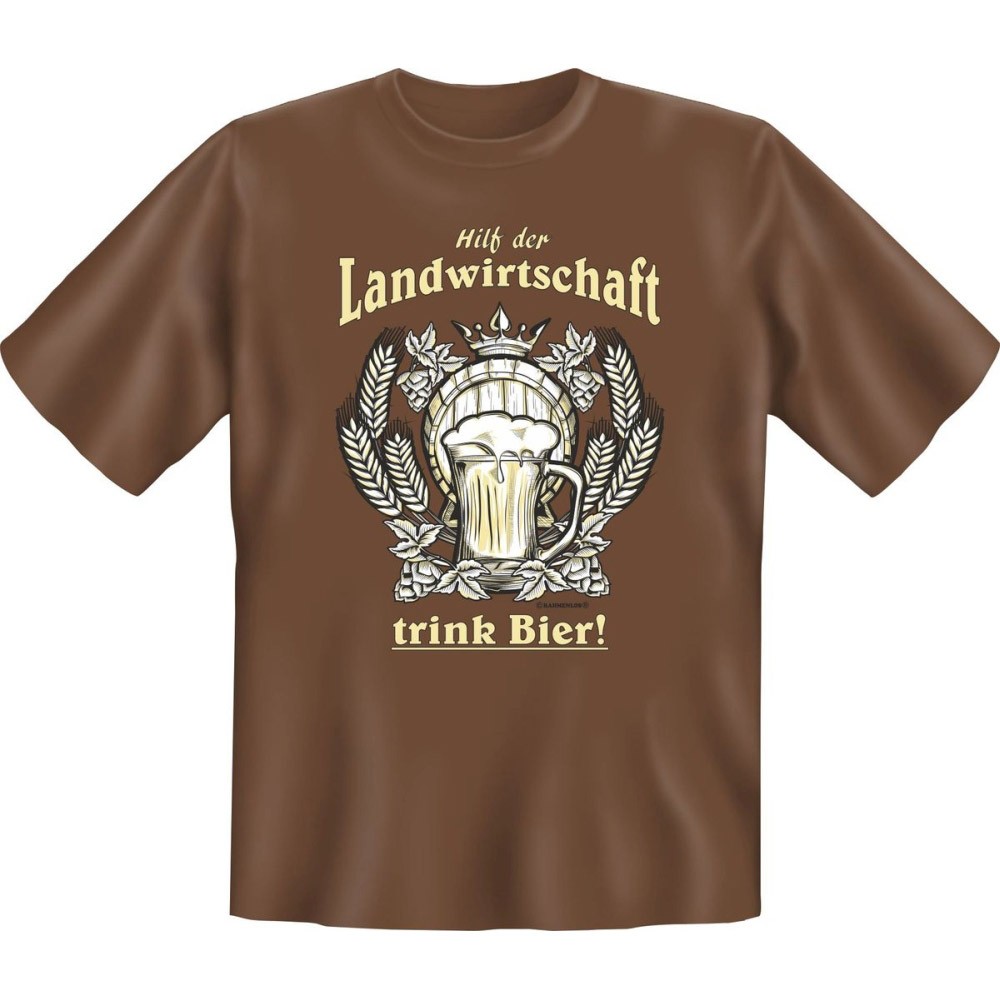 Fun T-Shirt - Hilf der Landwirtschaft