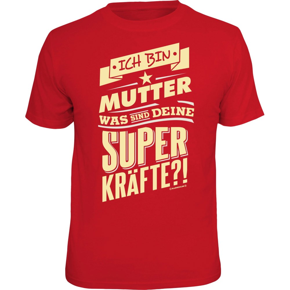 Fun T-Shirt - Superkräfte Mutter