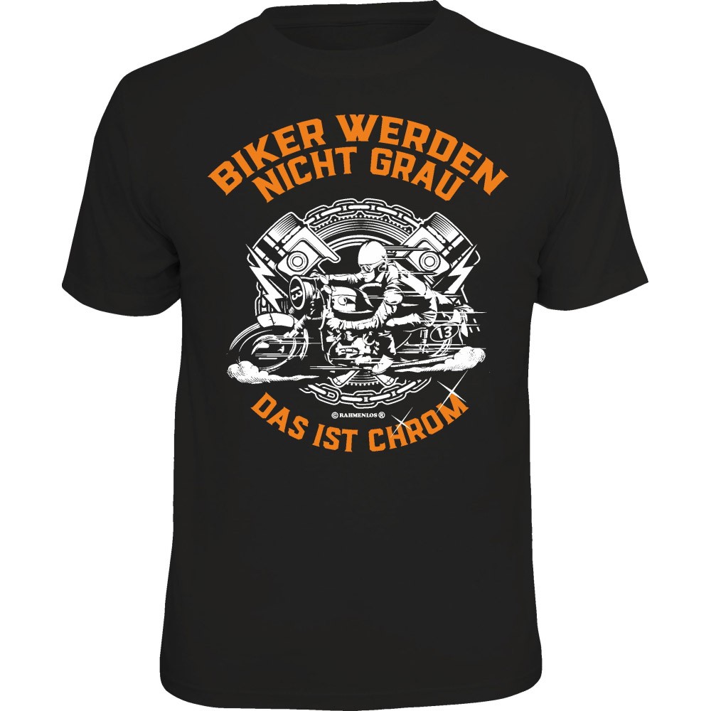 Fun T-Shirt - Biker werden nicht grau