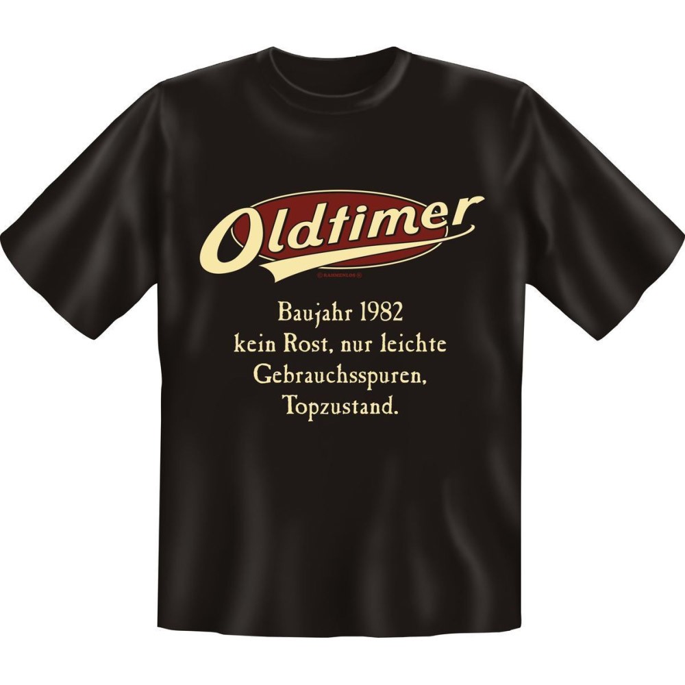 Fun T-Shirt - Oldtimer Baujahr 82