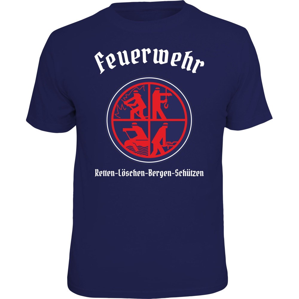 Fun T-Shirt - Feuerwehr Logo