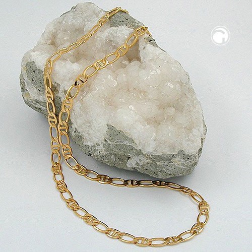 Armband Stegpanzer vergoldet Americ Double