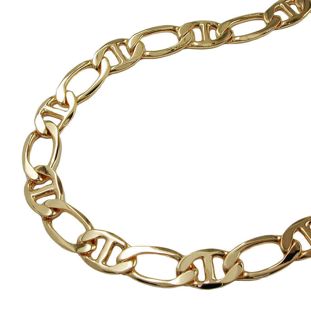 Armband Stegpanzer vergoldet Americ Double