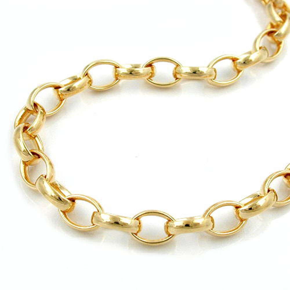 Halskette 5mm AnkerHalskette (Erbs) oval Americ Double 70cm