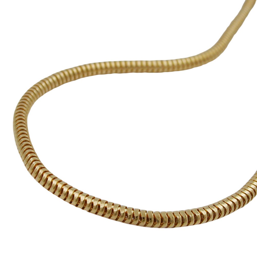 Halskette 2mm SchlangenHalskette glatt Americ Double 36cm