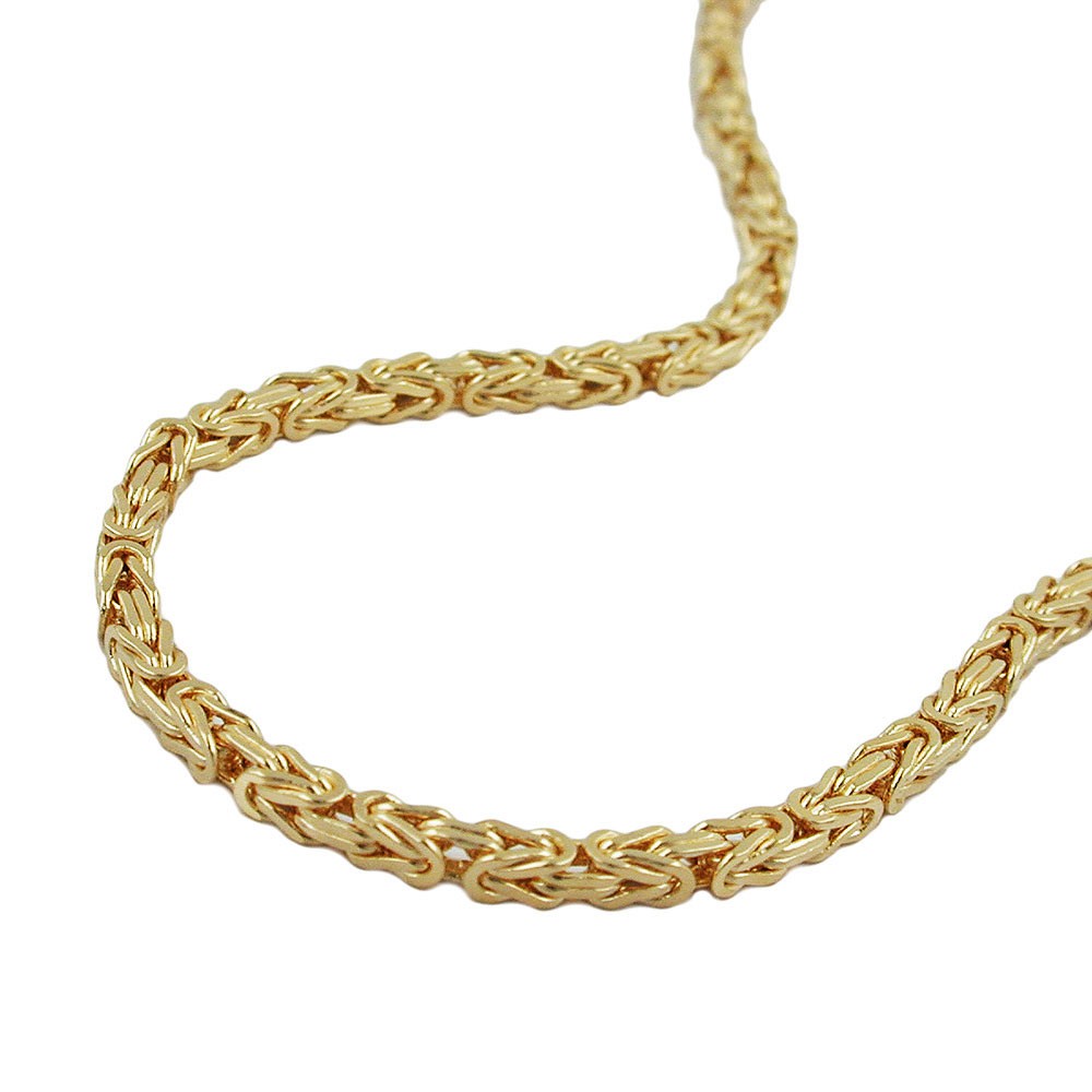 Halskette 3mm KönigsHalskette Vierkant Americ Double 50cm
