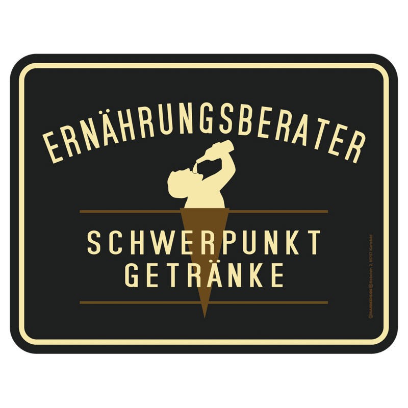 Magnetschild - Ernährungsberater