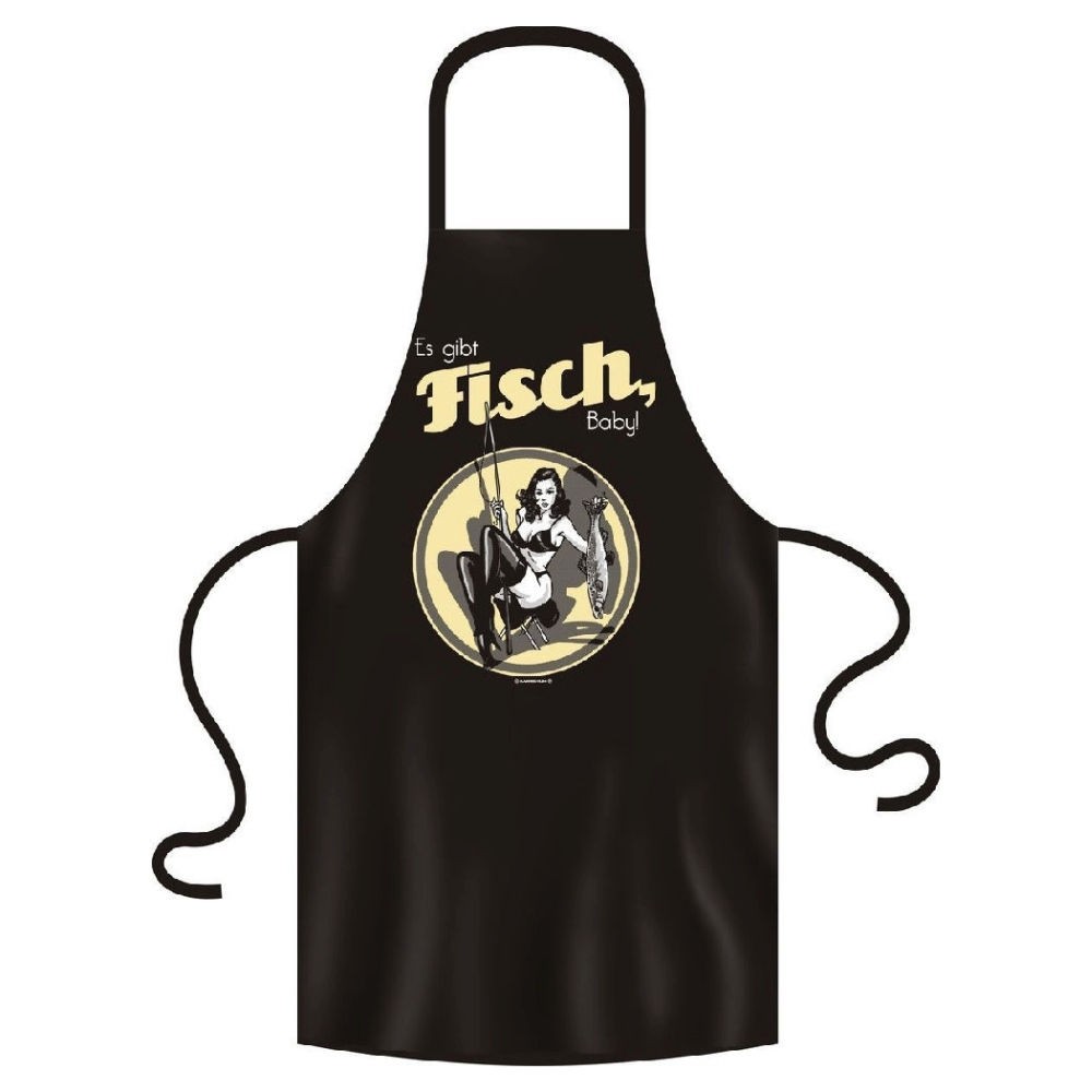 Schürze Küche & Grill Es gibt FISCH Baby