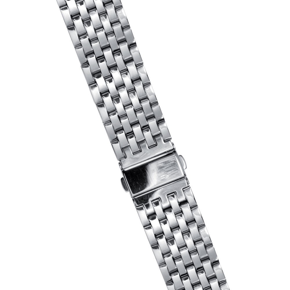 Uhrenarmband 20mm Edelstahl poliert