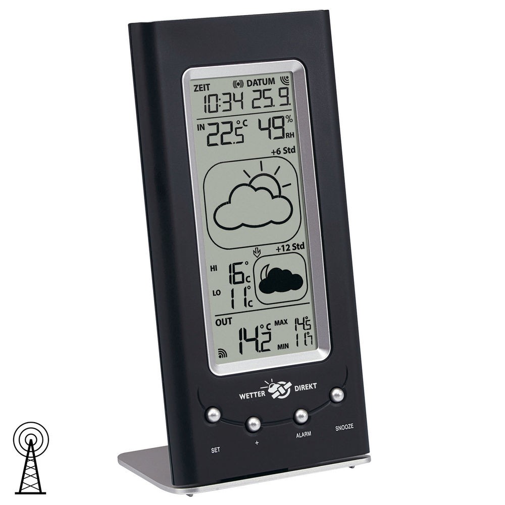 Wetterstation Funk, satellitengestützte Profi-Wettervorhersage