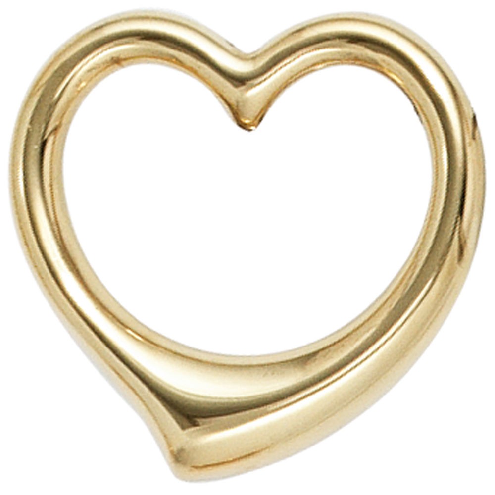 Kinder Anhänger Herz Schwingherz 333 Gelbgold Herzanhänger Kinderanhänger