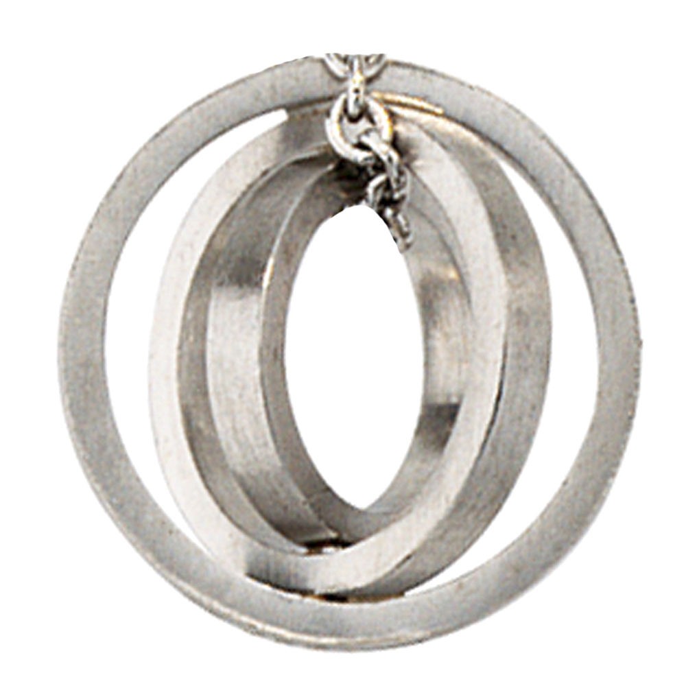 Anhänger 950 Platin matt mattiert Platinanhänger