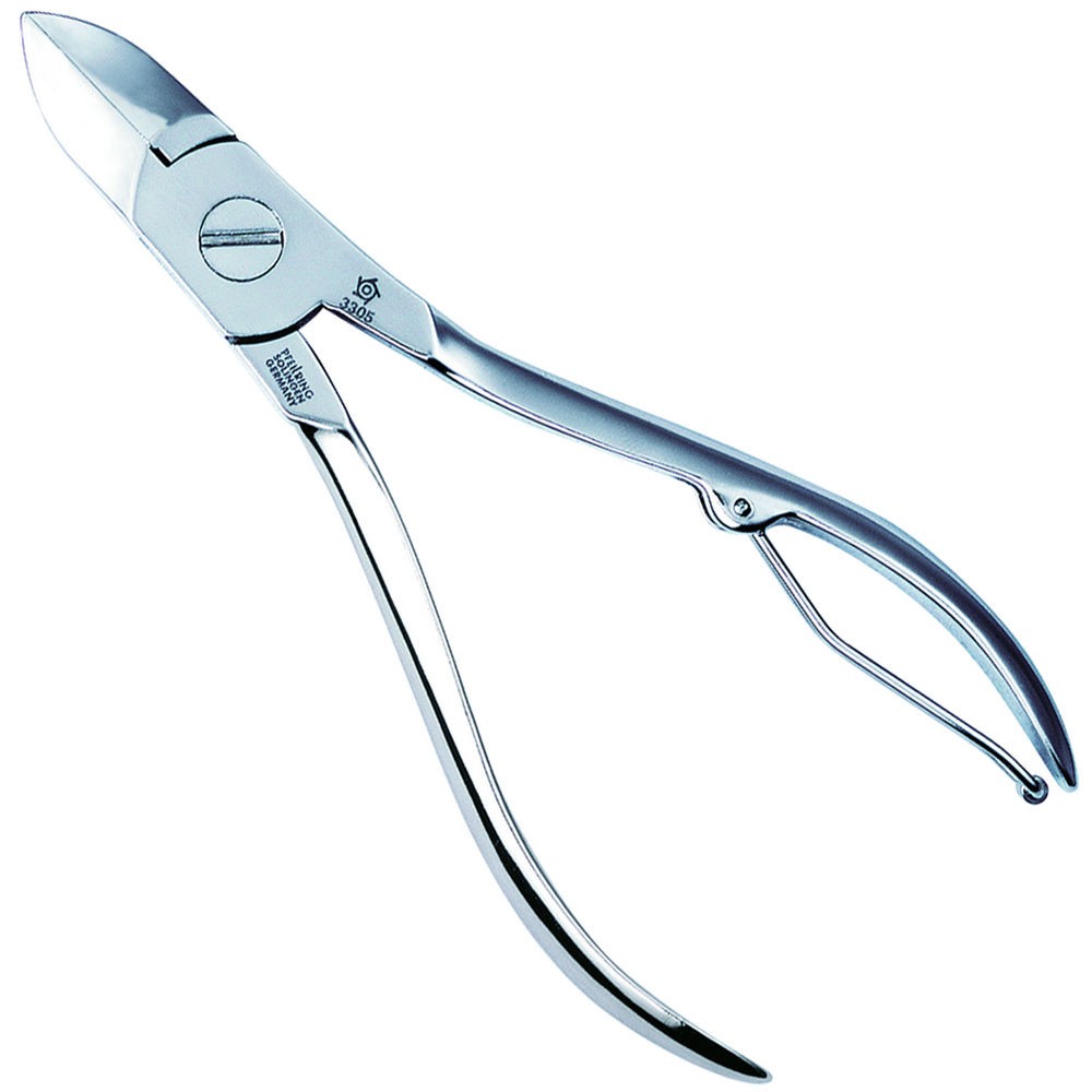 Pfeilring Nagelzange, vernickelt, 11cm lang