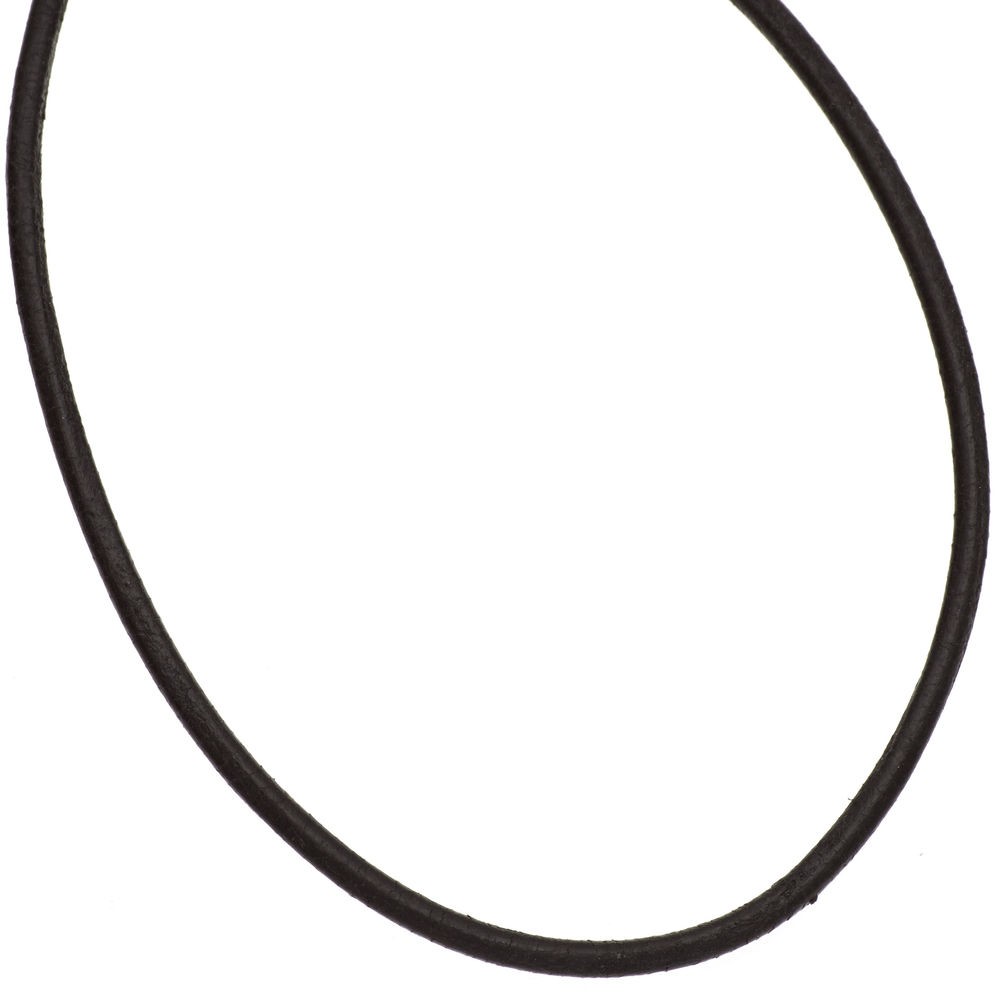 Leder Halskette Kette Schnur schwarz 100cm