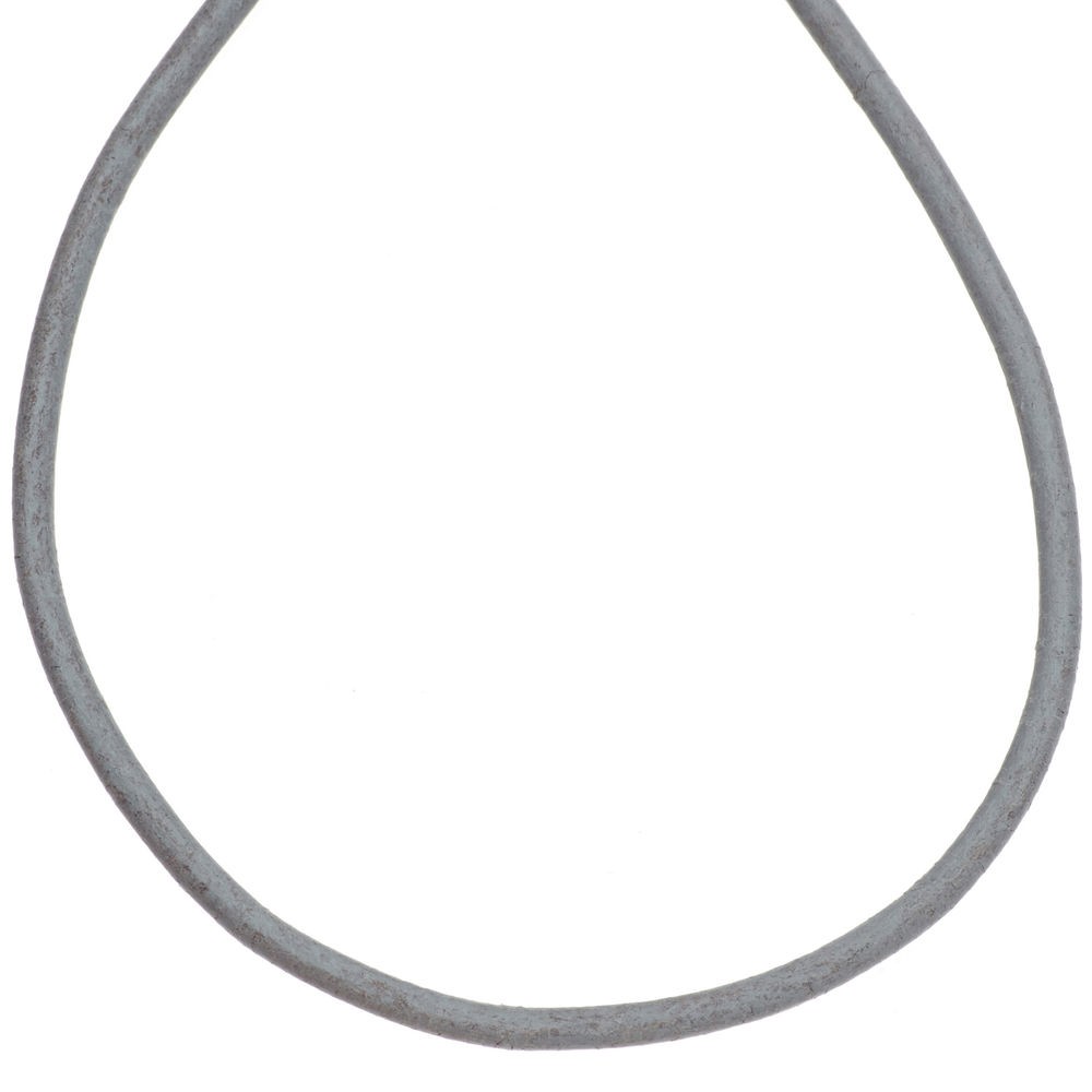 Leder Halskette Kette Schnur grau 100cm