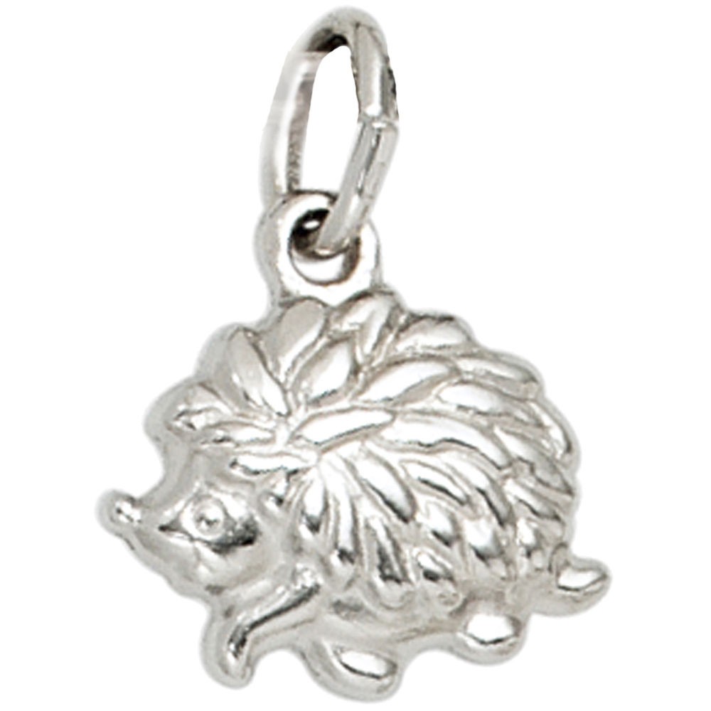 Kinder Anhänger Igel 925 Sterling Silber rhodiniert Kinderanhänger