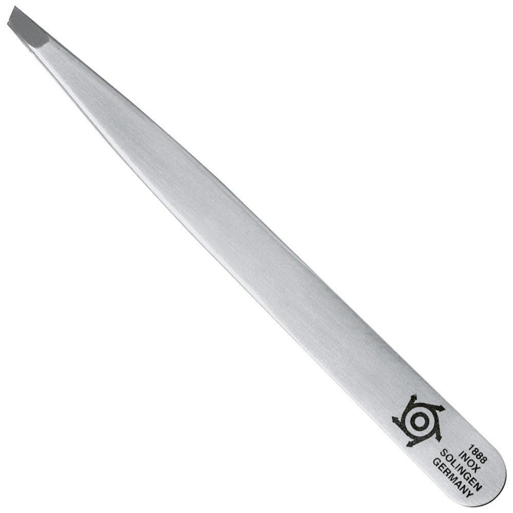 Pfeilring Pinzette, schräg, 9,5cm lang