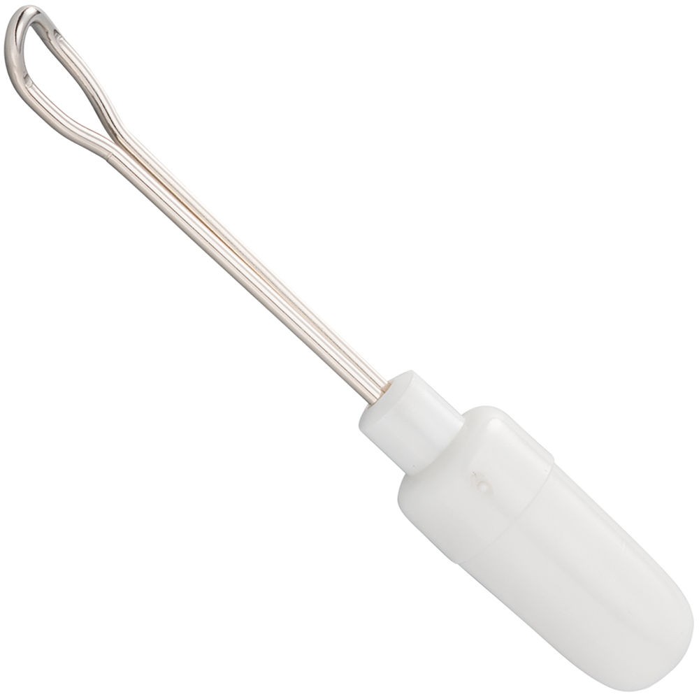 Pfeilring Ohrreiniger, weiß, 6cm lang