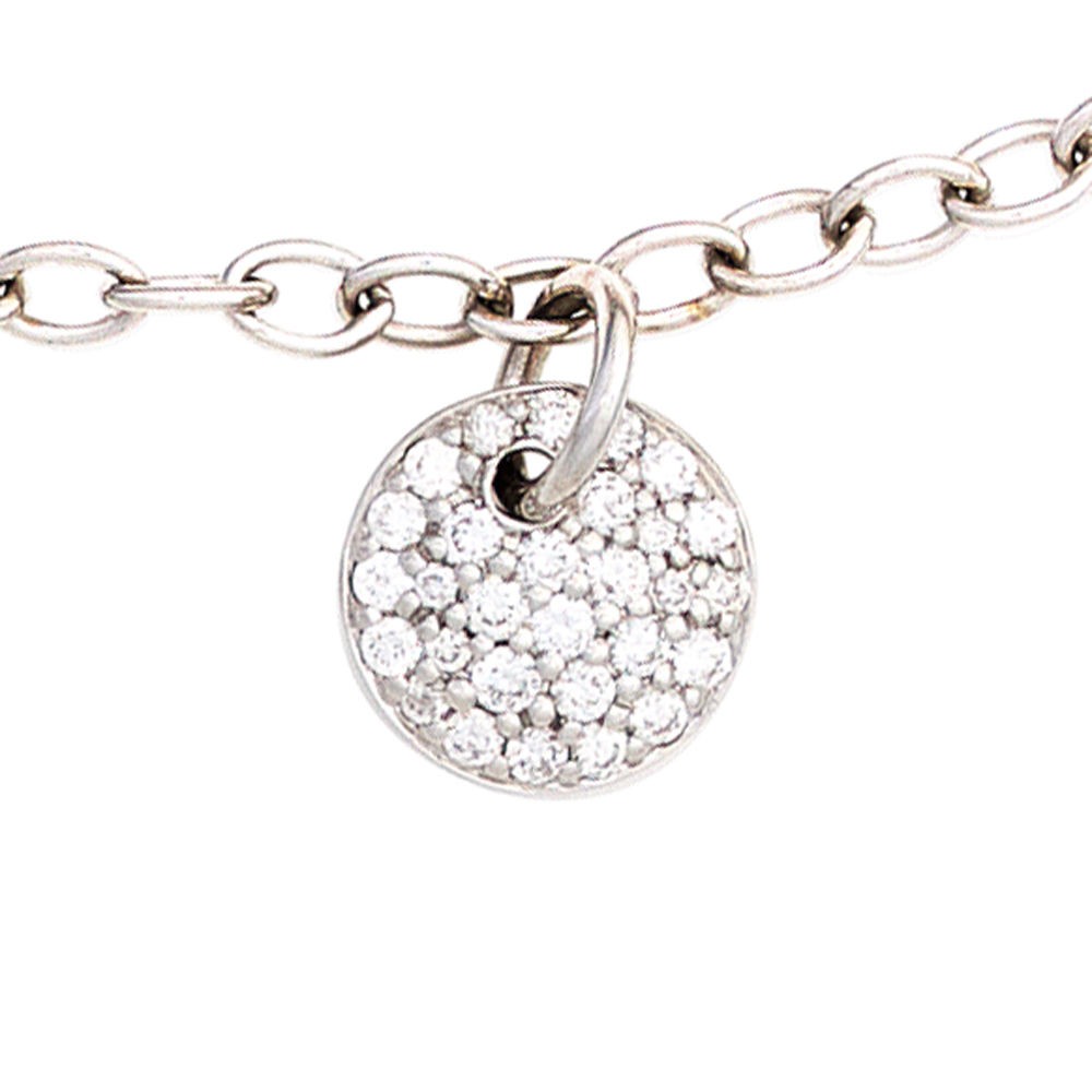Armband 585 Weißgold 29 Diamanten Brillanten 18,5cm Weißgoldarmband
