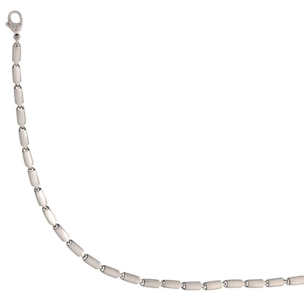 Armband 950 Platin matt 20cm Platinarmband Karabiner