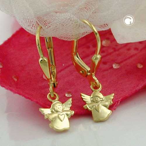 Ohrring fliegender Engel 375 Gold