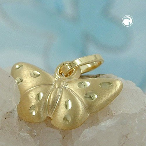 Anhänger Schmetterling 375 Gold