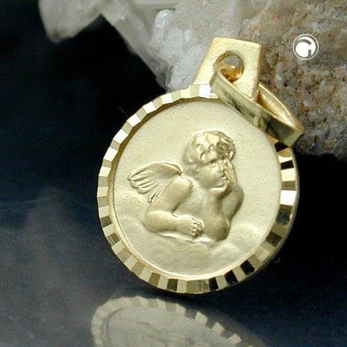 Anhänger TaufAnhänger Engel 375 Gold