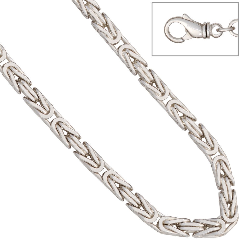 Königskette 925 Sterling Silber 5,9mm 50cm Halskette Kette Silberkette