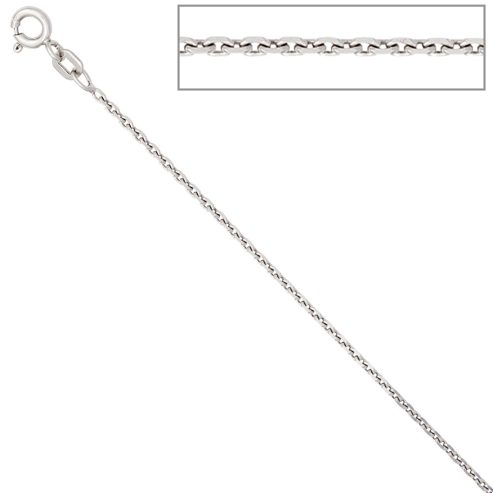 Silberkette Kette 925 42cm 1,5mm Silber JOBO Halskette Federring Ankerkette