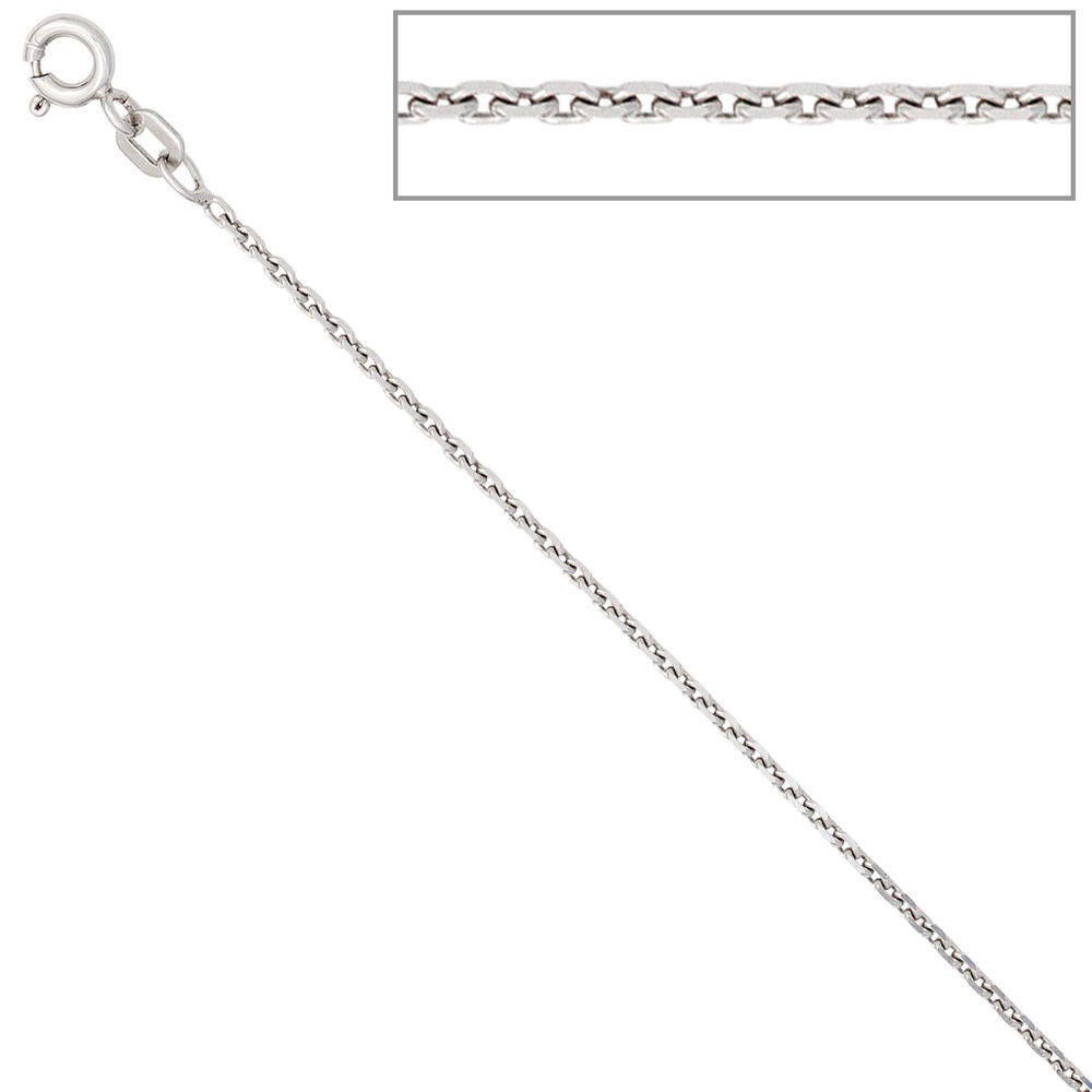 Ankerkette 925 Silber 1,5mm 45cm Halskette Kette Silberkette Federring