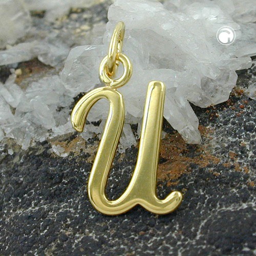 Anhänger Buchstabe U 333 Gelbgold