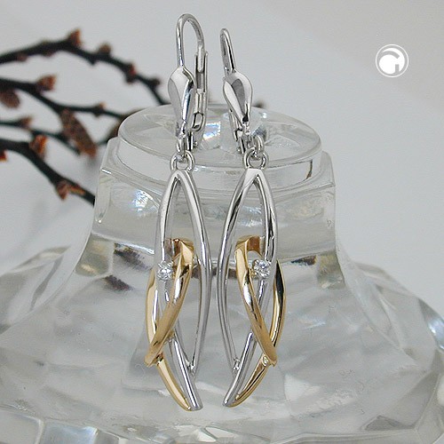 Ohrring Brillant-003Kt WSI 585 Gelbgold