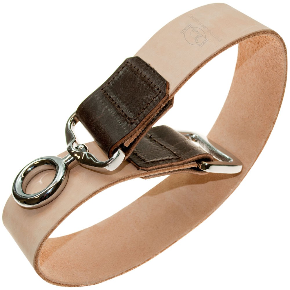 Golddachs Lederriemen zum schärfen von Rasiermessern